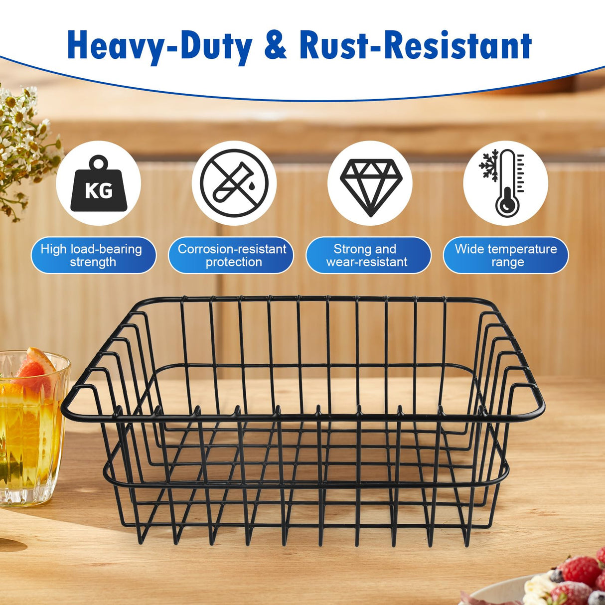 Cooler Basket for RTIC 52 & 72 Qt Ultra-Light Coolers, Heavy-Duty Ultra-Tough Cooler Basket Tray Insert Accessories for Organization
