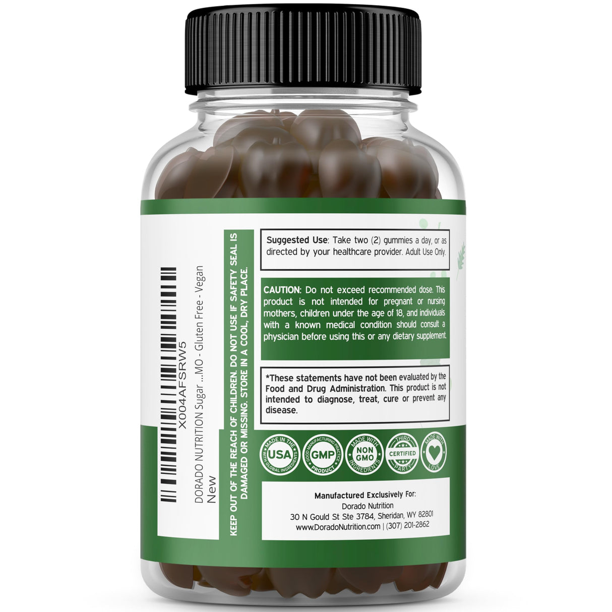 Fruit and Veggies Supplement (120 Gummies) - Premium Sugar-Free Superfood Super Green & Fruit Gummies for Adults - Immunity Support for Men & Women - Non GMO, Vegan Safe & Made in USA