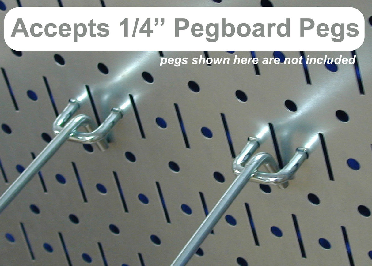 Wall Control 30-P-3232B Black Metal Pegboard Pack - (2) 32" Tall x 16" Wide Black Pegboards