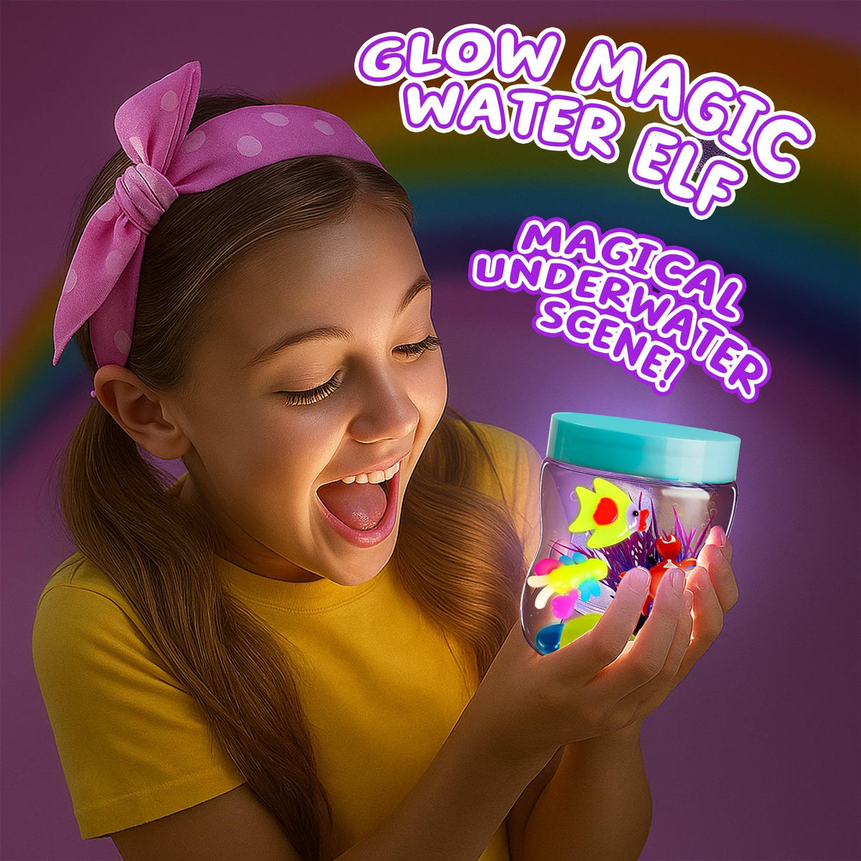 BFFPOSI Magic Water Elf Toy Kit - Fun Growing Magic Gel Water Pets, Craft Kits, Art and Crafts for Kids Ages 4-8-12, Toys for Kids Boys and Girls 4 5 6 7 8 9 10 11 12, Birthday & Christmas Gifts