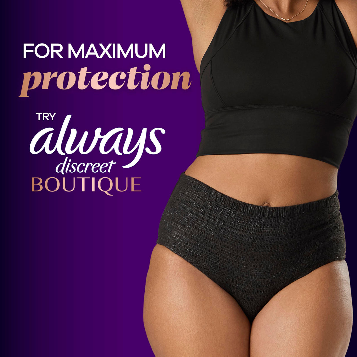 Always Discreet Adult Incontinence Pads for Women, Heavy Absorbency, Long Length, Postpartum Pads, 156 CT