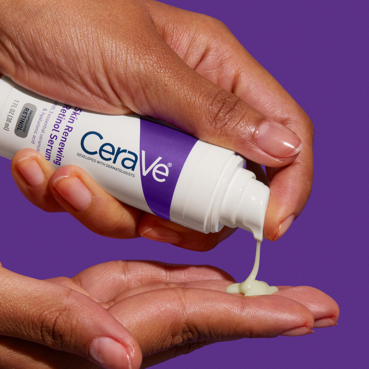 CeraVe Retinol Serum for Face with Niacinamide & Hyaluronic Acid, 1oz