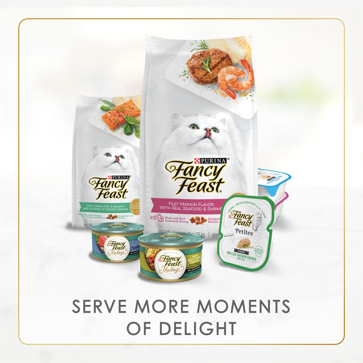 Purina Fancy Feast Wet Cat Food Flaked Fish & Shrimp Feast (24) 3 oz. Cans