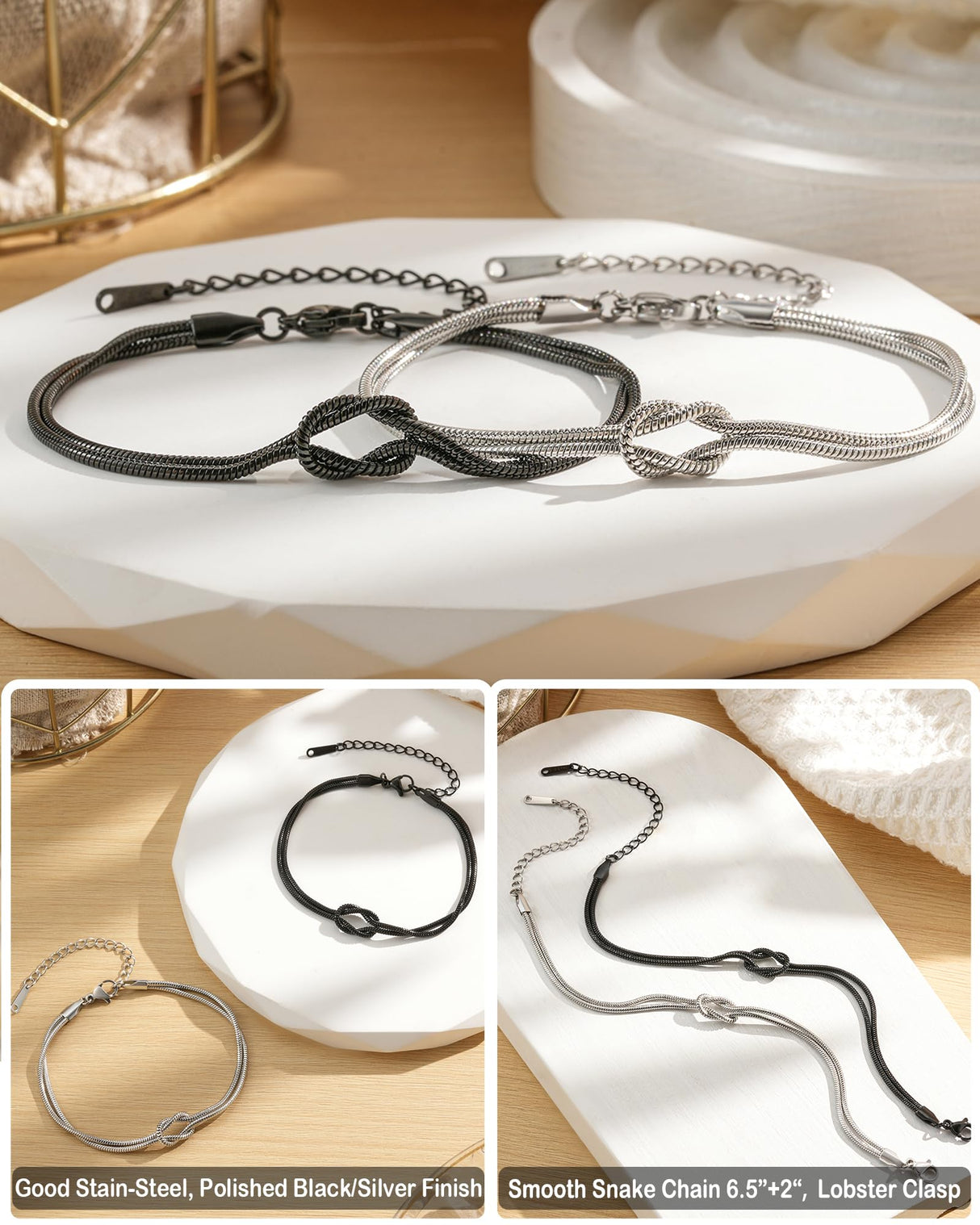 Tarsus Anniversary Bracelets Gifts for Men Women Couple Him Her