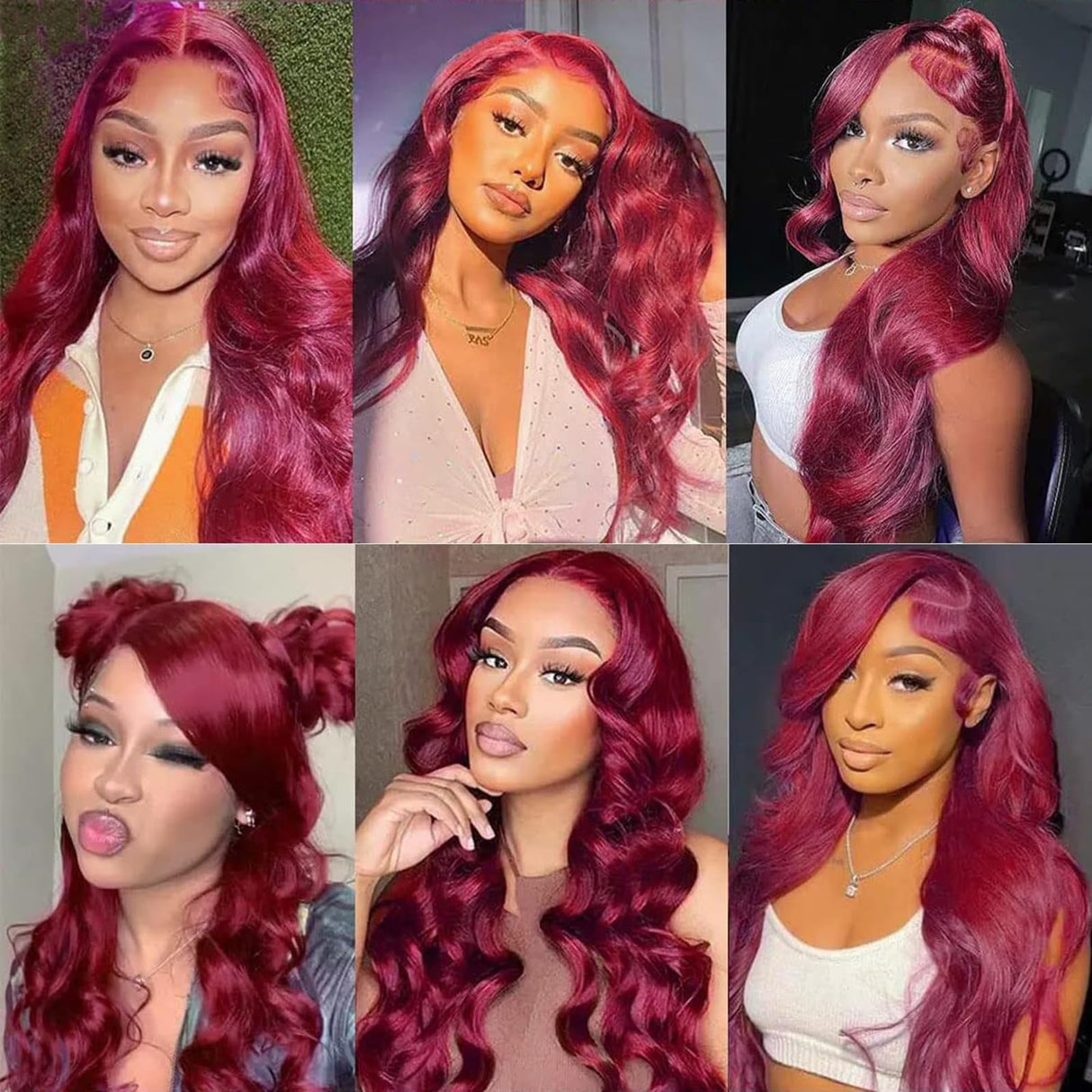 28 Inch 99j Burgundy Lace Front Wigs Human Hair Red Burgundy Wig Human Hair 180% Density 13x6 Body Wave Lace Front Wigs Human Hair Pre Plucked Glueless Lace Front Wigs Human Hair Wigs for Women