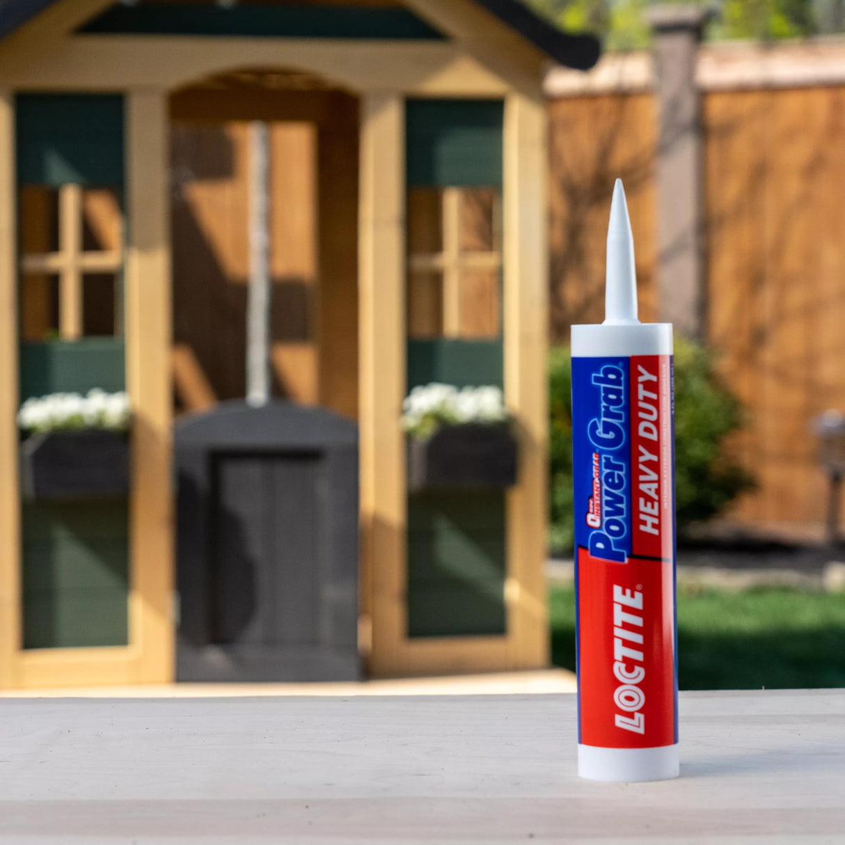 Loctite Power Grab Express Heavy Duty Construction Adhesive, 9 fl oz Cartridge, 6 Pack - Versatile Construction Glue for Wood, Wall, Tile, Foam Board & More