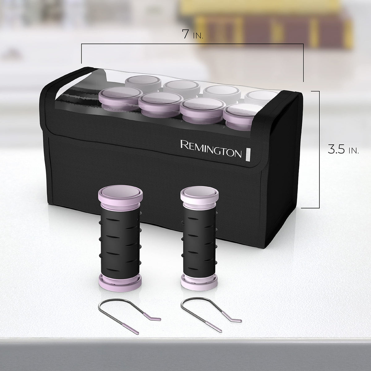 Remington Compact Ceramic Hot Rollers, 10-Piece Hair Roller Set