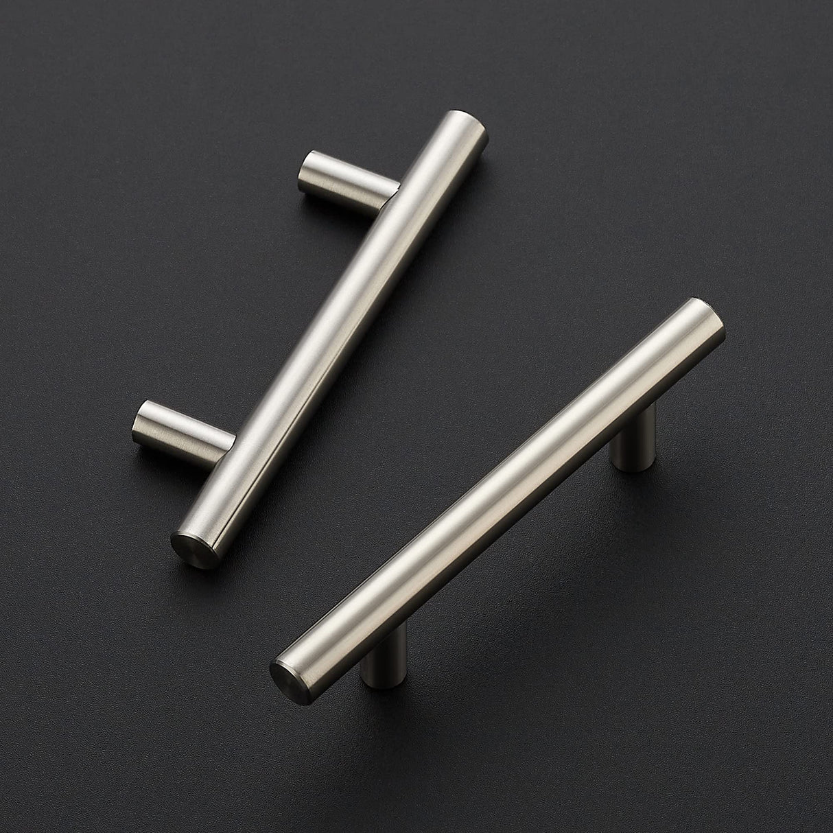 Ravinte 18 Pack 5 inch Kitchen Cabinet Handles Cabinet Pulls Brushed Nickel Stainless Steel Kitchen Drawer Pulls Cupboard Handles 3" Hole Center