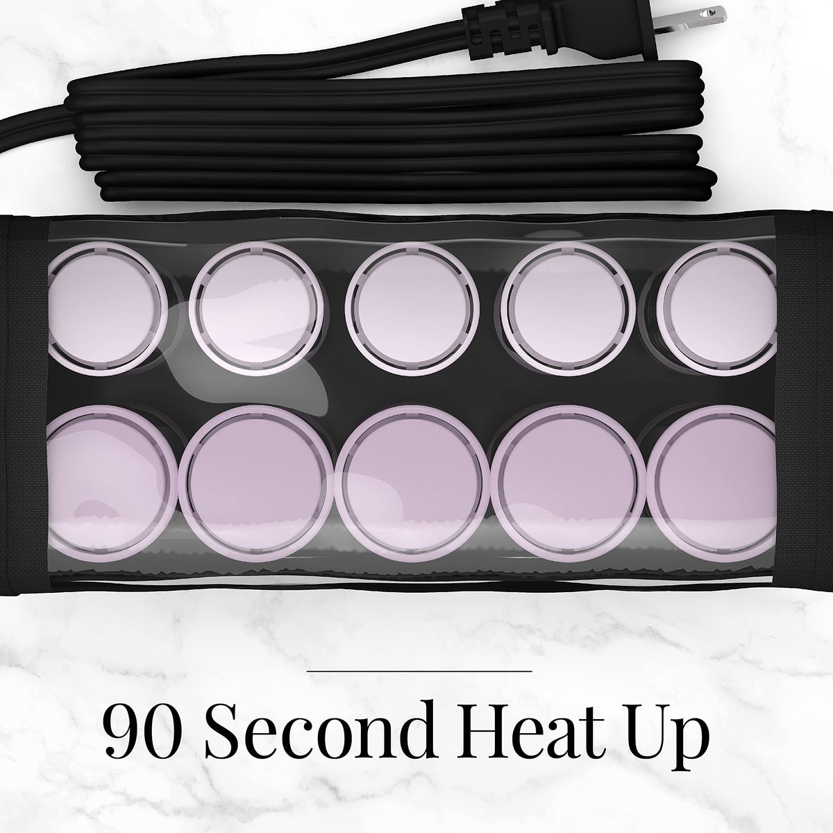 Remington Compact Ceramic Hot Rollers, 10-Piece Hair Roller Set