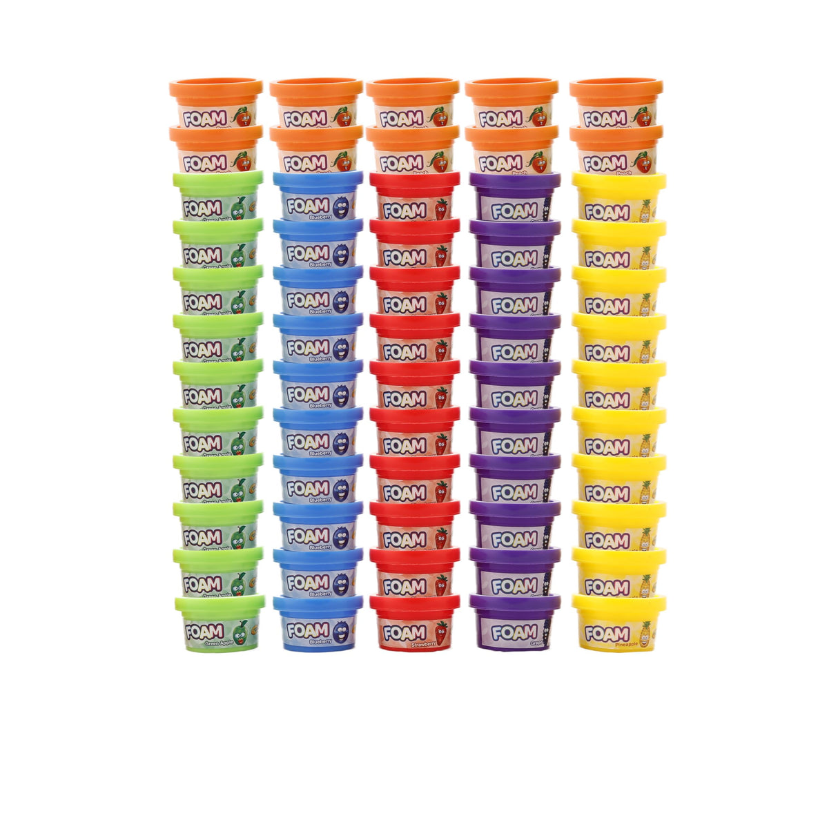 Crayola Silly Scents Foam Tubs - 60 x 1oz Play Foam for Kids, Fidget Toys & Christmas Gifts - Non-Toxic, Scented, & Colorful Kids Toys - Perfect for Arts & Crafts, Goody Bags, & Stocking Stuffers