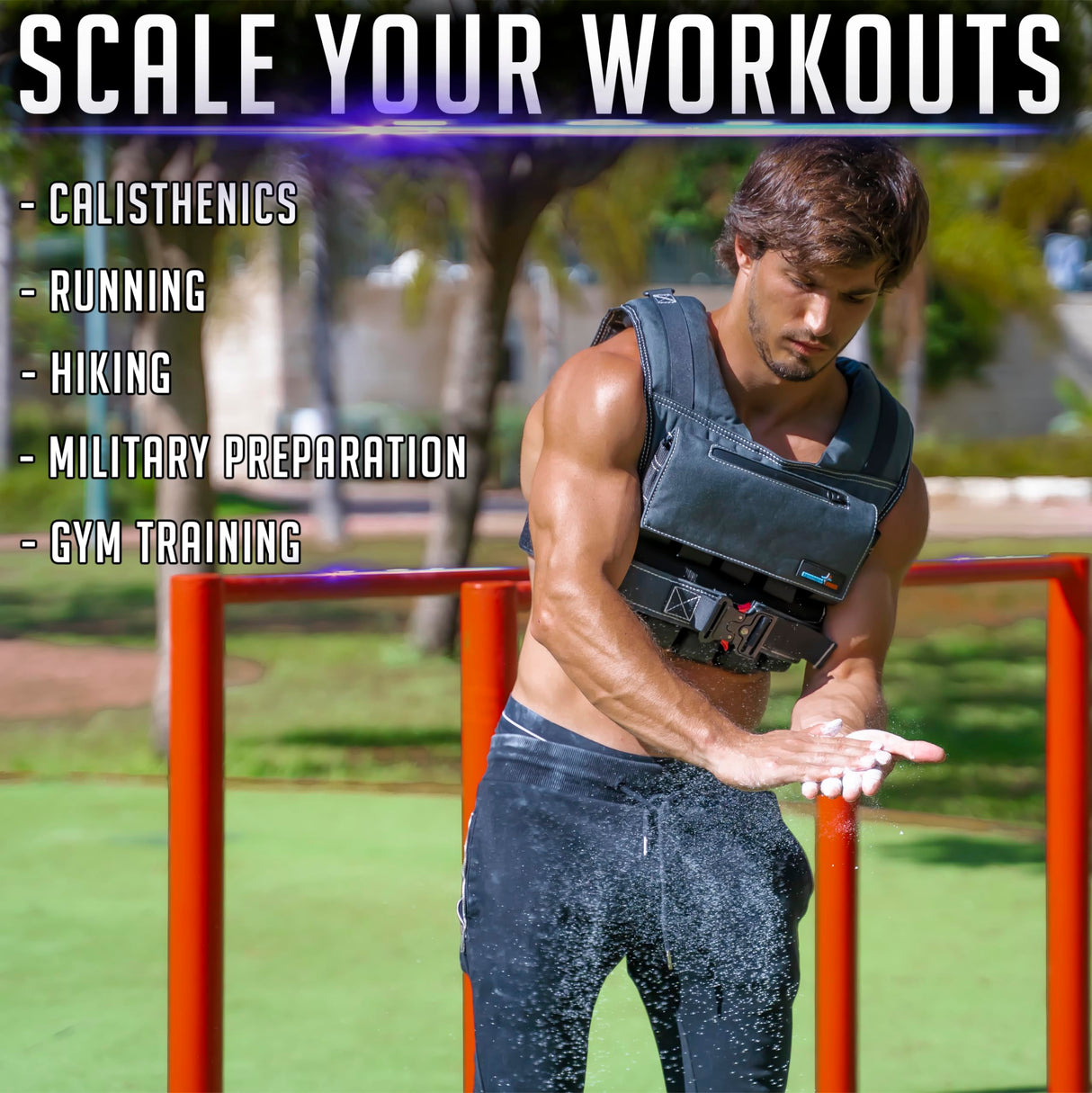 Weighted Vest 60lb Space Gray Removable Iron Weights for Men and Women Workout for Calisthenics and Fitness Sport Training