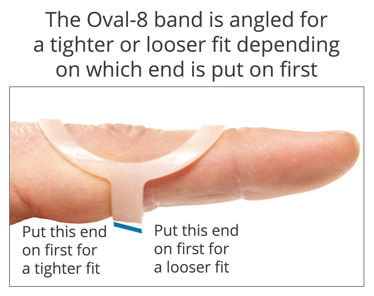 3-Point Products Oval-8 Finger Splints, Support and Protection for Arthritis, Trigger Finger or Thumb, and Other Finger Conditions Size 10 (Pack of 5)