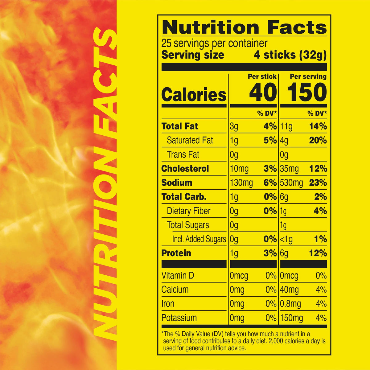 Slim Jim Smoked Jerky Meat Snack Sticks, Original Flavor, 0.28 oz., 100-ct