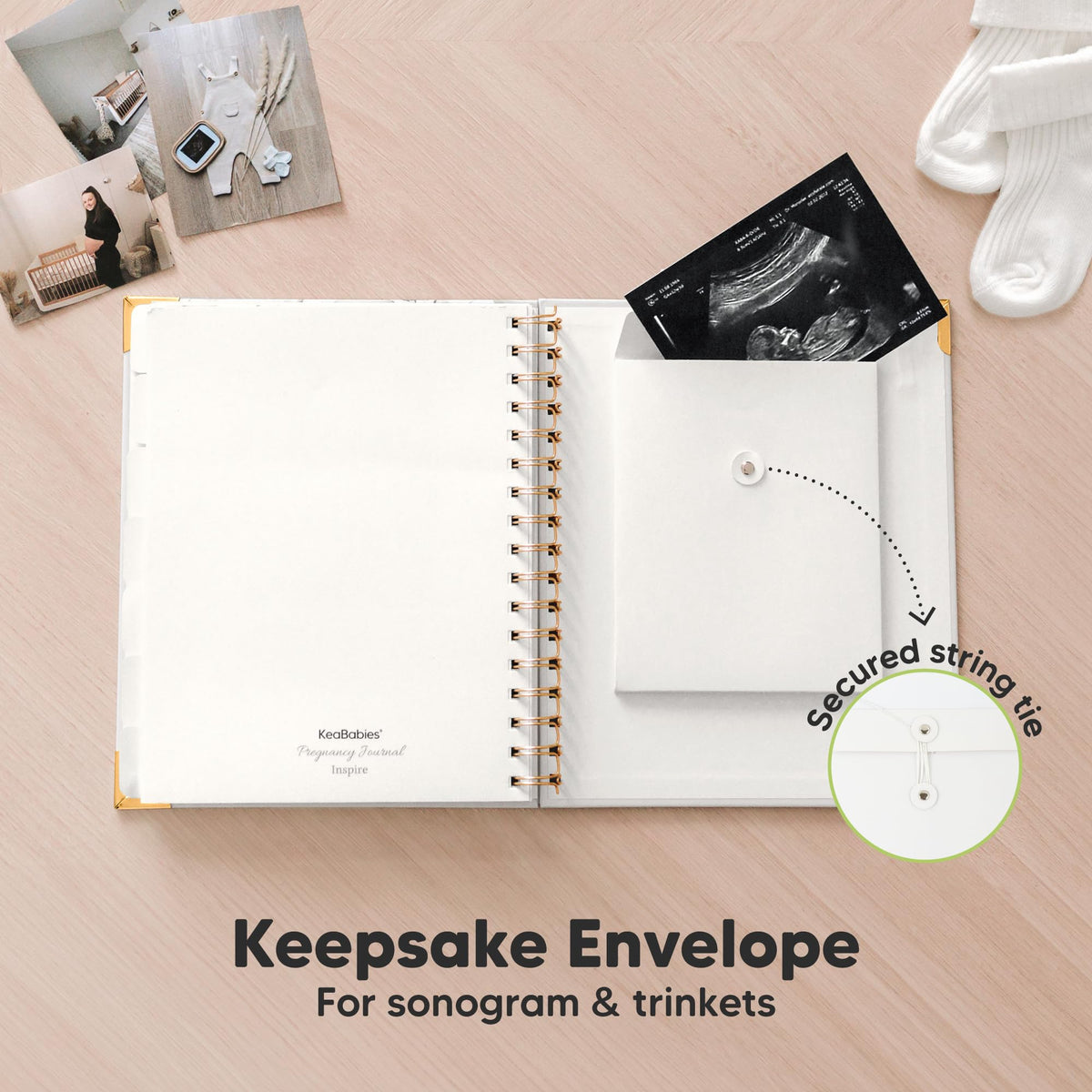 Pregnancy Journal for First Time Moms Gifts - 90 Pages Hardcover (Alpine)