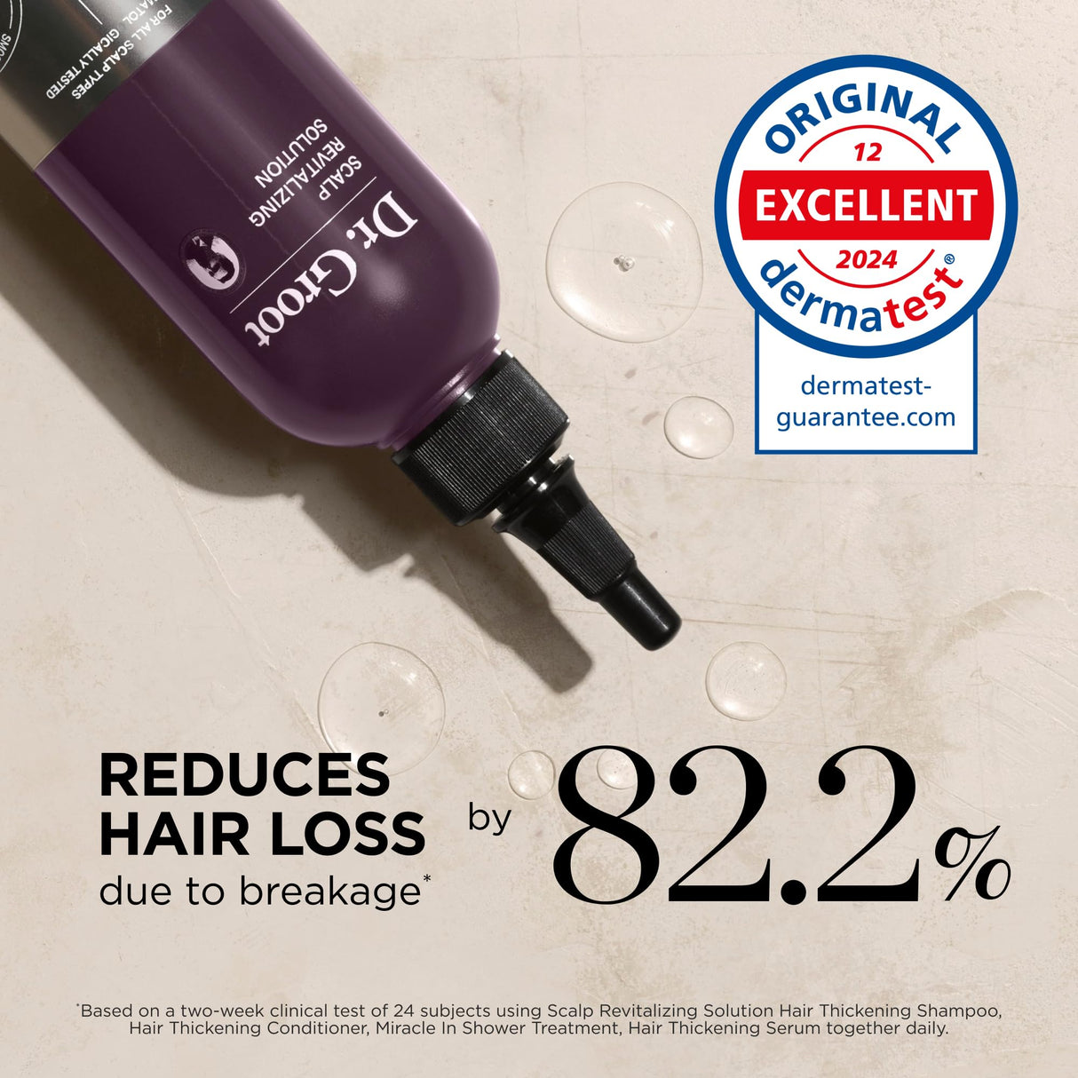 Dr. Groot Miracle in Shower Treatment for Hair Loss, Korean Hair Care, 5 Seconds to Smooth Hair, Rosemary Oil for Healthier-Looking Hair, Hair Rinse, Moisturizing Treatment,Scalp Revitalizing Solution