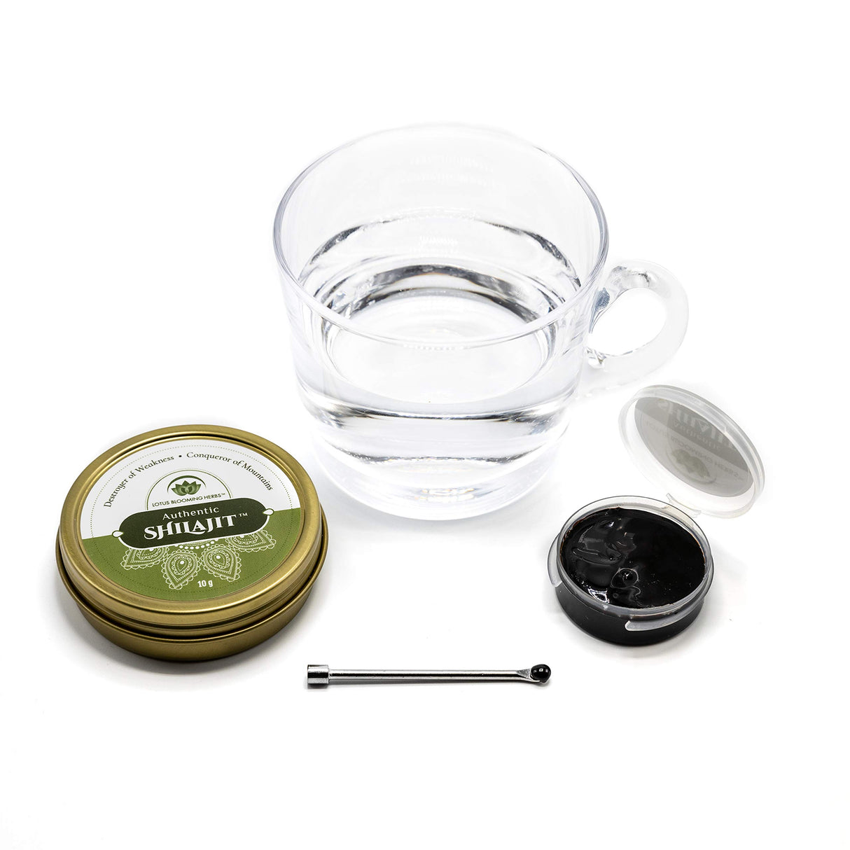 Authentic Shilajit – 100% Pure Gold Grade Himalayan Shilajit Resin with Fulvic Acid & Trace Minerals | Supports Healthy Energy, Stamina & Strength | Lotus Blooming Herbs | 10 Grams