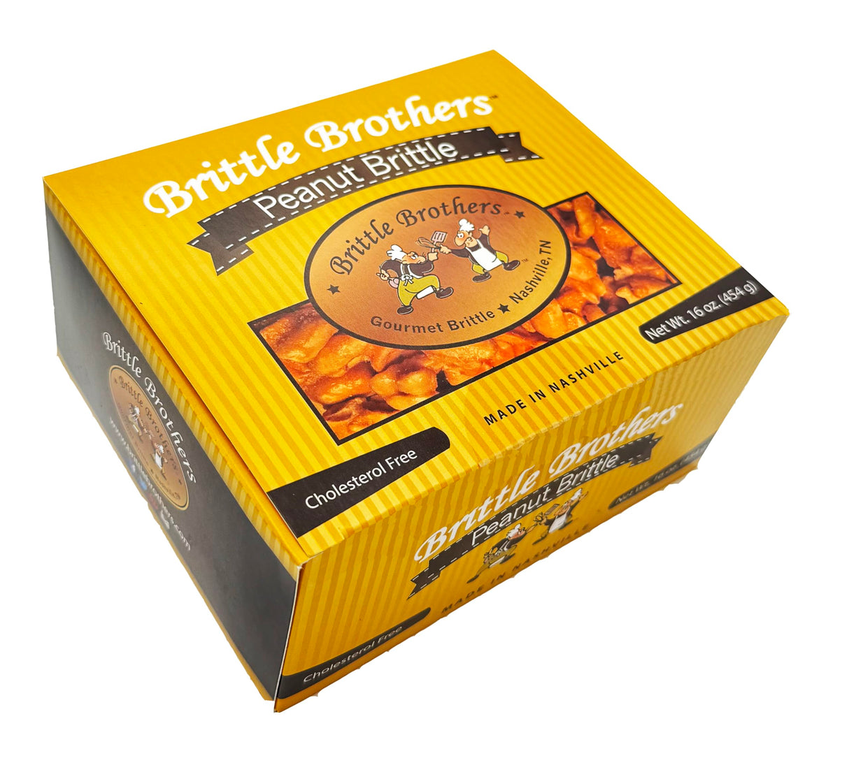 Brittle Brothers Peanut Brittle - Nashville Tennessee Voted #1 More Nuts Less Sugar Gift Set Cashew Pecan Bacon Corporate Christmas Mother Father Birthday Chocolate Sweet Snack Treateet Candy