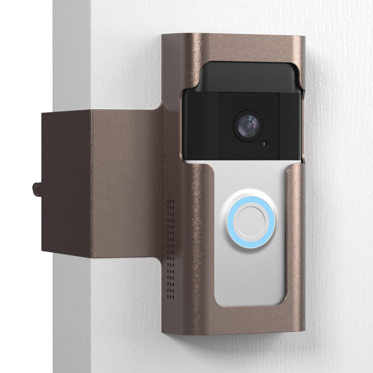 Anti Theft Ring Doorbell Mount: Metal Ring Apartment Door Mount Blink Doorbell Camera Holder No Drill - Renter Friendly Ring Doorbell Mount No Damage