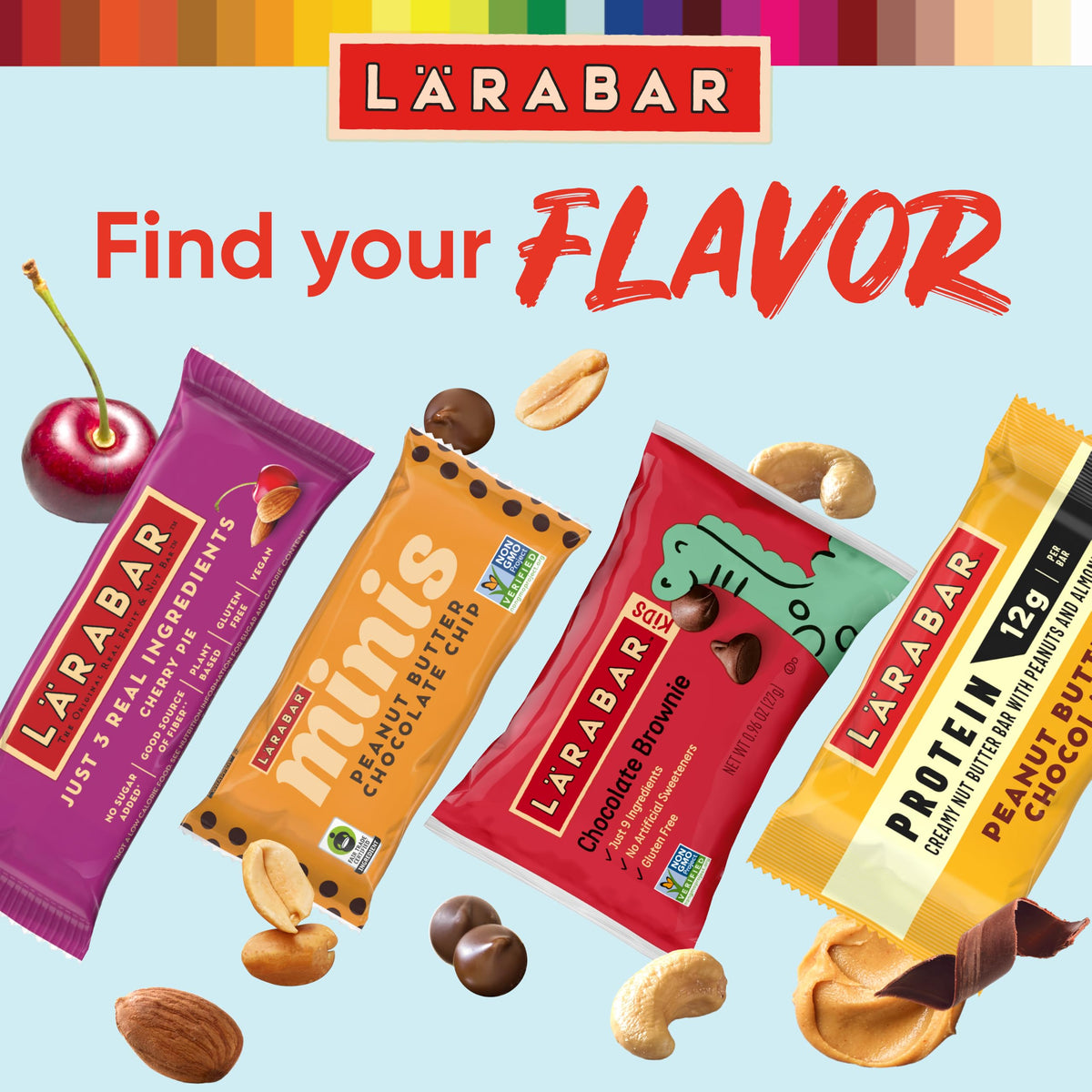 Larabar Peanut Butter Chocolate Chip Fruit & Nut Bars, 18 ct, 28.8 oz