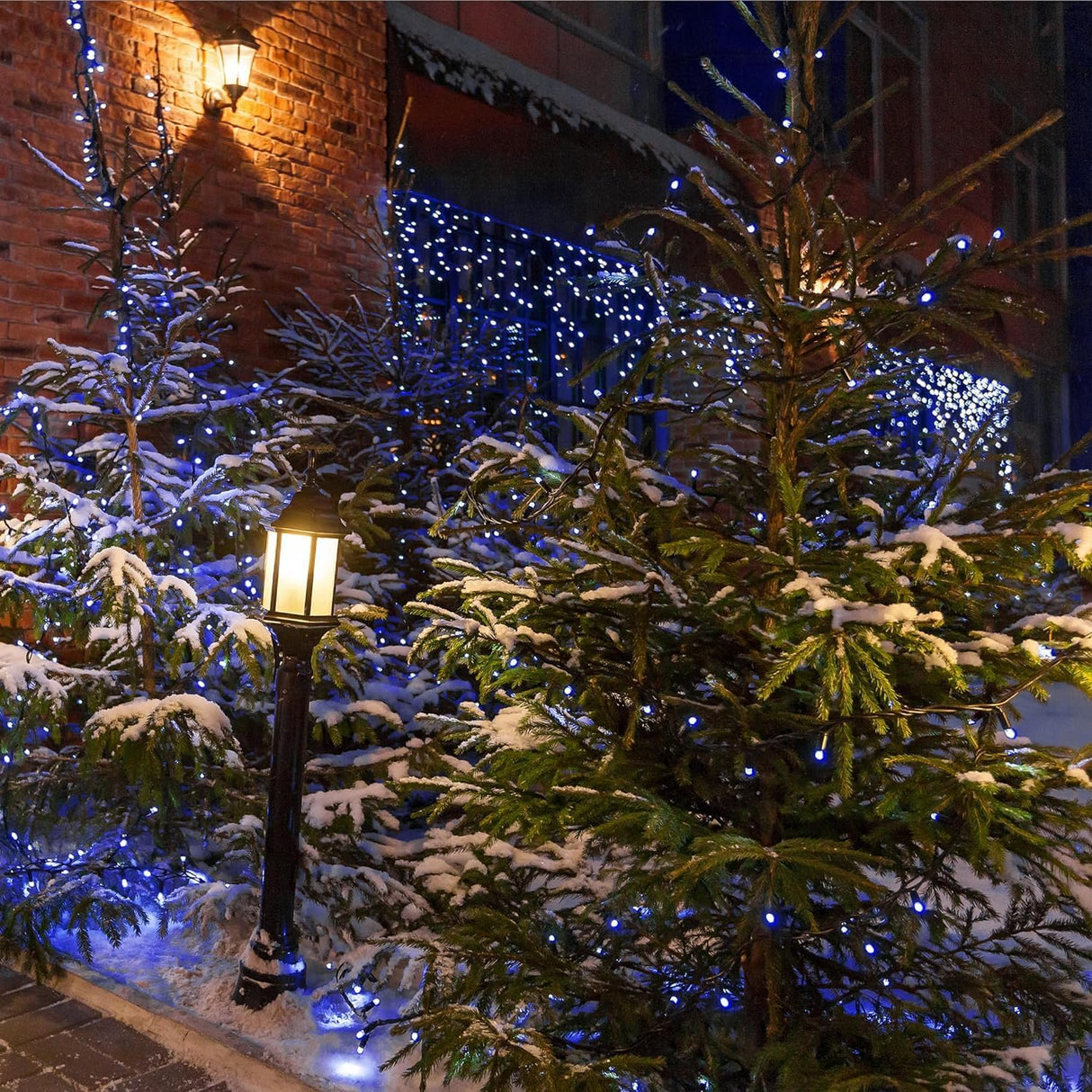 Selarlyt 2 Pack Solar Christmas Lights Outdoor, 72FT 200 LED Solar String Lights with 8 Lighting Modes, IP65 Waterproof Solar Lights Outdoor for Xmas Garden Party Tree Decor