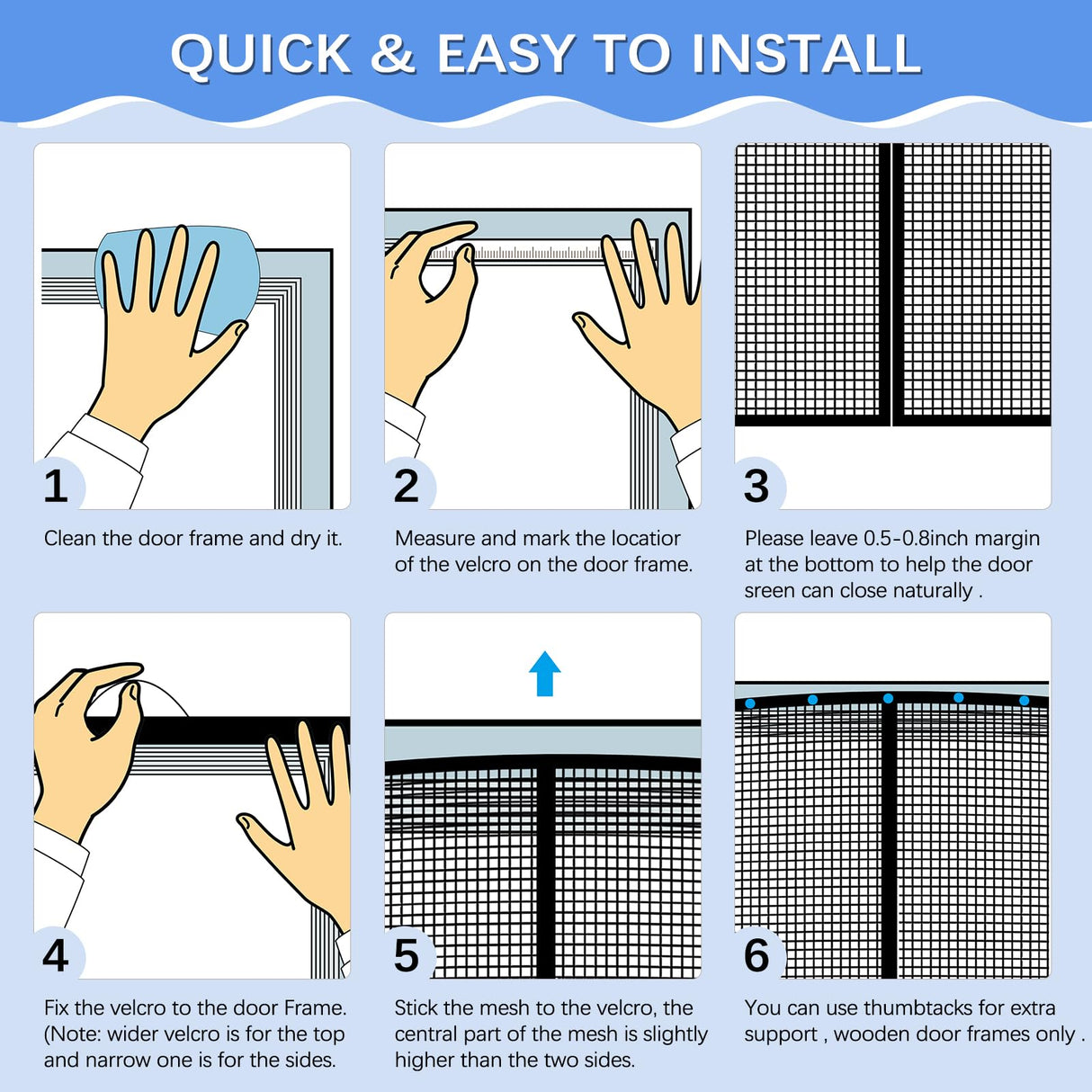 Garage Door Screen for 1 Car Garage 10x7FT, Magnetic Screen Garage with Retractable Fiberglass Mesh and Heavy Duty Weighted Bottom, Easy Assembly & Pass, Hands Free Screen Door Kit