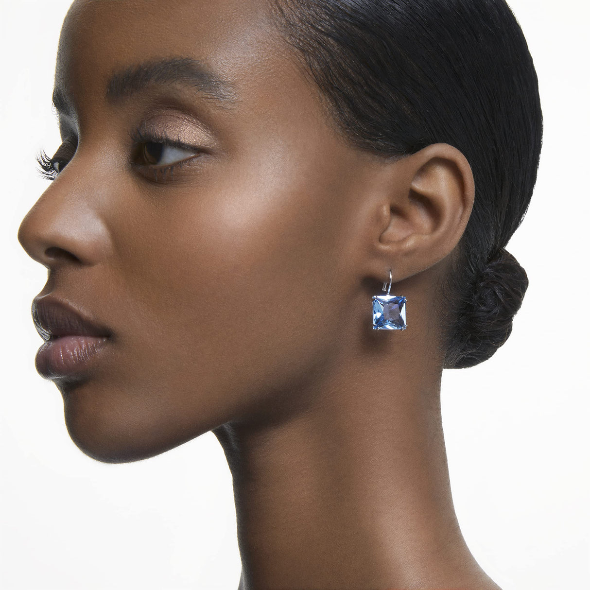 Pendientes de aro Swarovski 5619472 Millenia azul