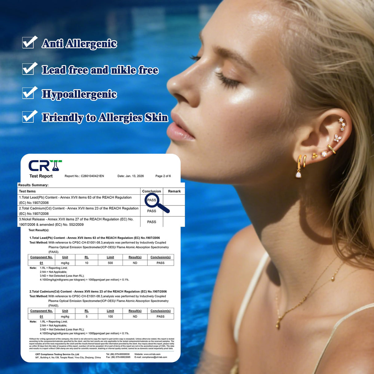 Flat Back Earrings for Women Cartilage Earrings Hypoallergenic Stacks