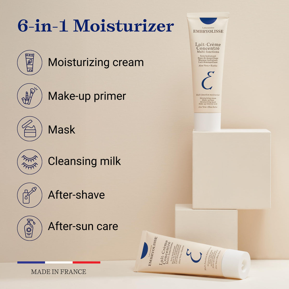 Embryolisse Lait-Crème Concentré Moisturizer & Makeup Primer, 2.54 Fl Oz