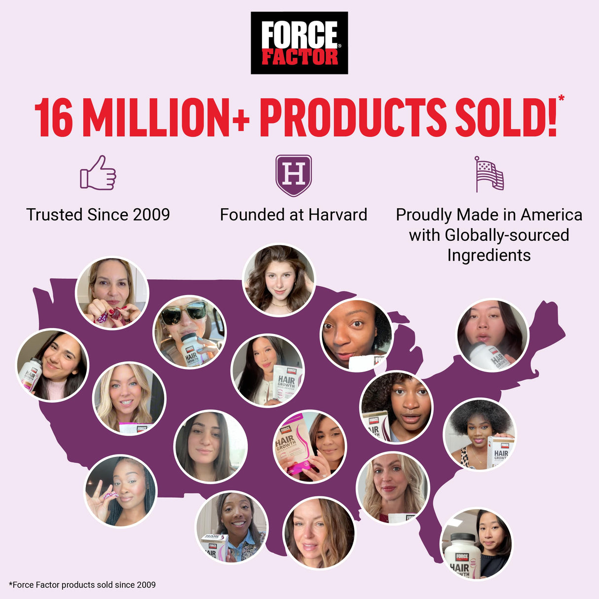 Force Factor Hair Growth Accelerator Soft Chews, Lustriva & Biotin to Promote Thicker, Stronger, Fuller Hair, Hair Growth Vitamins for Women + Amazing Ashwa Complete Calm with KSM-66 Ashwagandha