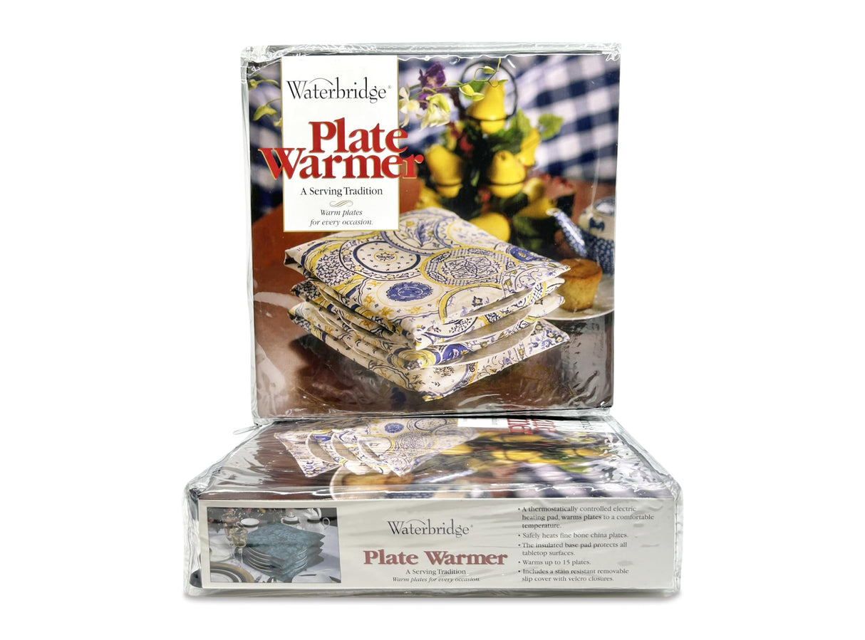Waterbridge Electric Plate Warmer - Heats up to 6 Large Plates - Heritage Navy