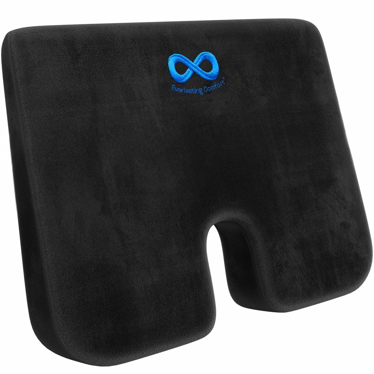 Everlasting Comfort Doctor Recommended Memory Foam Seat Cushion for Office Chairs & Car Seat - Ergonomic Office Desk Accessories for Tailbone Pain Relief, Sciatica & Back Support