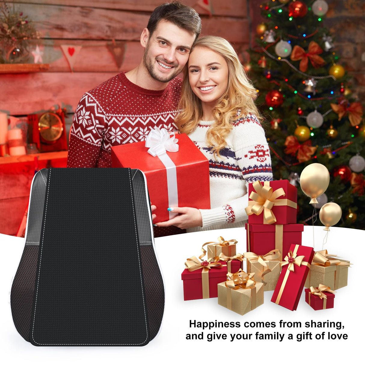 hlthsky Shiatsu Neck and Back Massager with Heat,Neck Massager for Pain Relief deep Tissue,3D Kneading Massage Pillow for Back,Shoulder,Leg,Gifts for Mom,Dad,Women (Black)