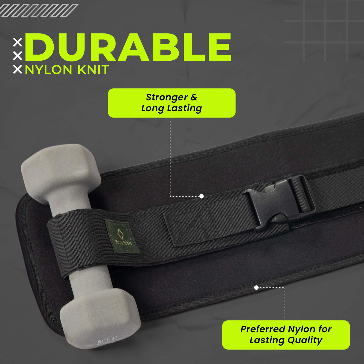 Exercise Hip Thrust Belt โ Supports 100lbs โ Adjustable, Durable & Slip-Resistant for Dumbbells, Kettlebells & Plates โ Glutes Workout Equipment for Home & Gym โ Comfortable & Portable Booty Builder