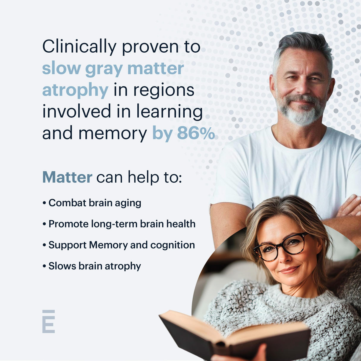 ELYSIUM Matter - 30 Servings - Brain Supplement for Memory and Focus Omega 3 Supplement + DHA - Vitamins to Support Brain Health and Memory