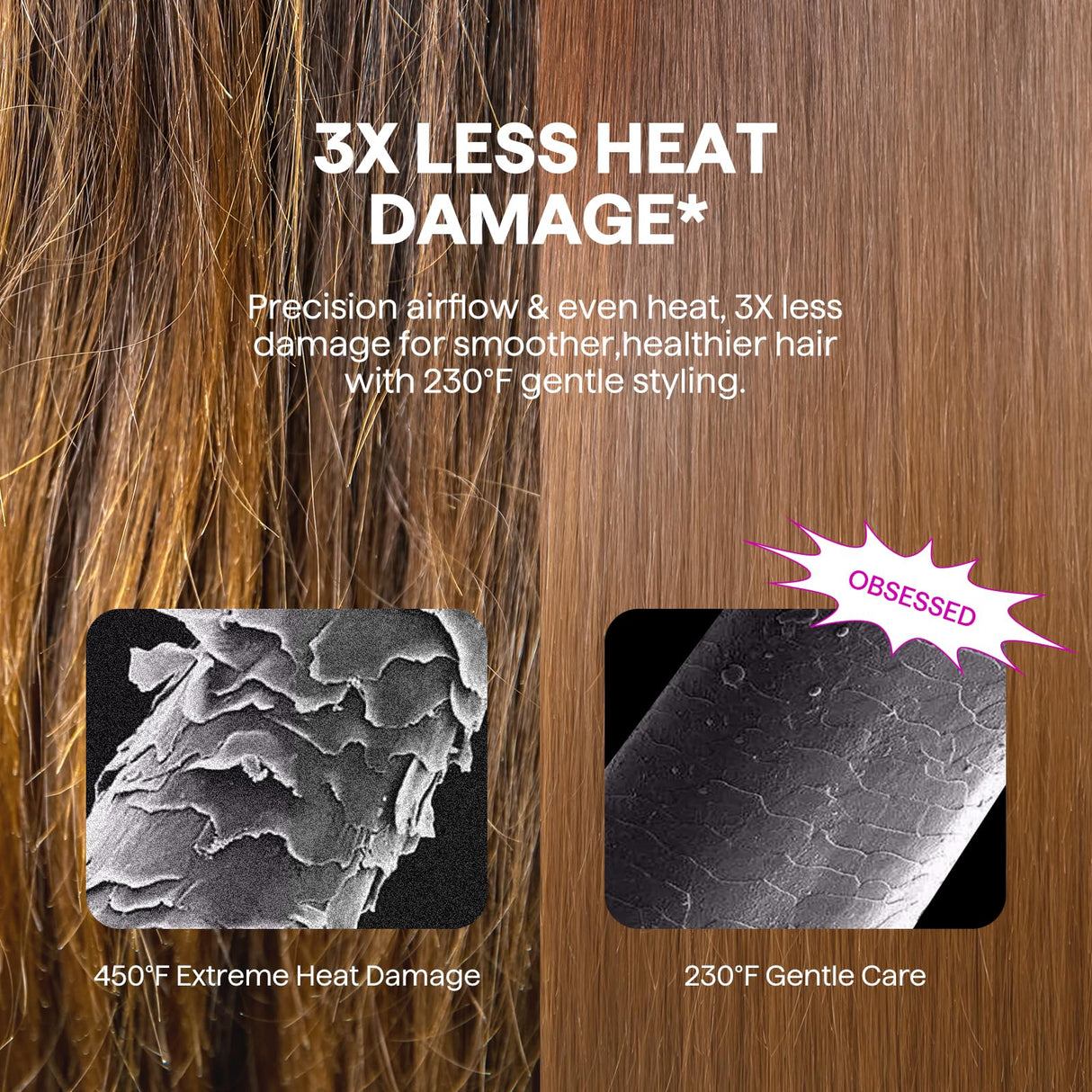 Blow Dryer Brush Set, Wavytalk Air Sculpt 5-in-1 Hot Air Brush Set | Multi Hair Styler for Salon Blowouts, Volumizing, and Straightening, Sleek Frizz-Free for Every Hair Type, Pink