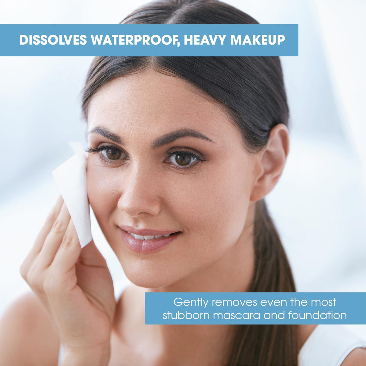 Diamond Wipes Makeup Remover Wipes, Alcohol Free Facial Cleansing Wipes with Vitamin E, Case of 250 Face Wipes