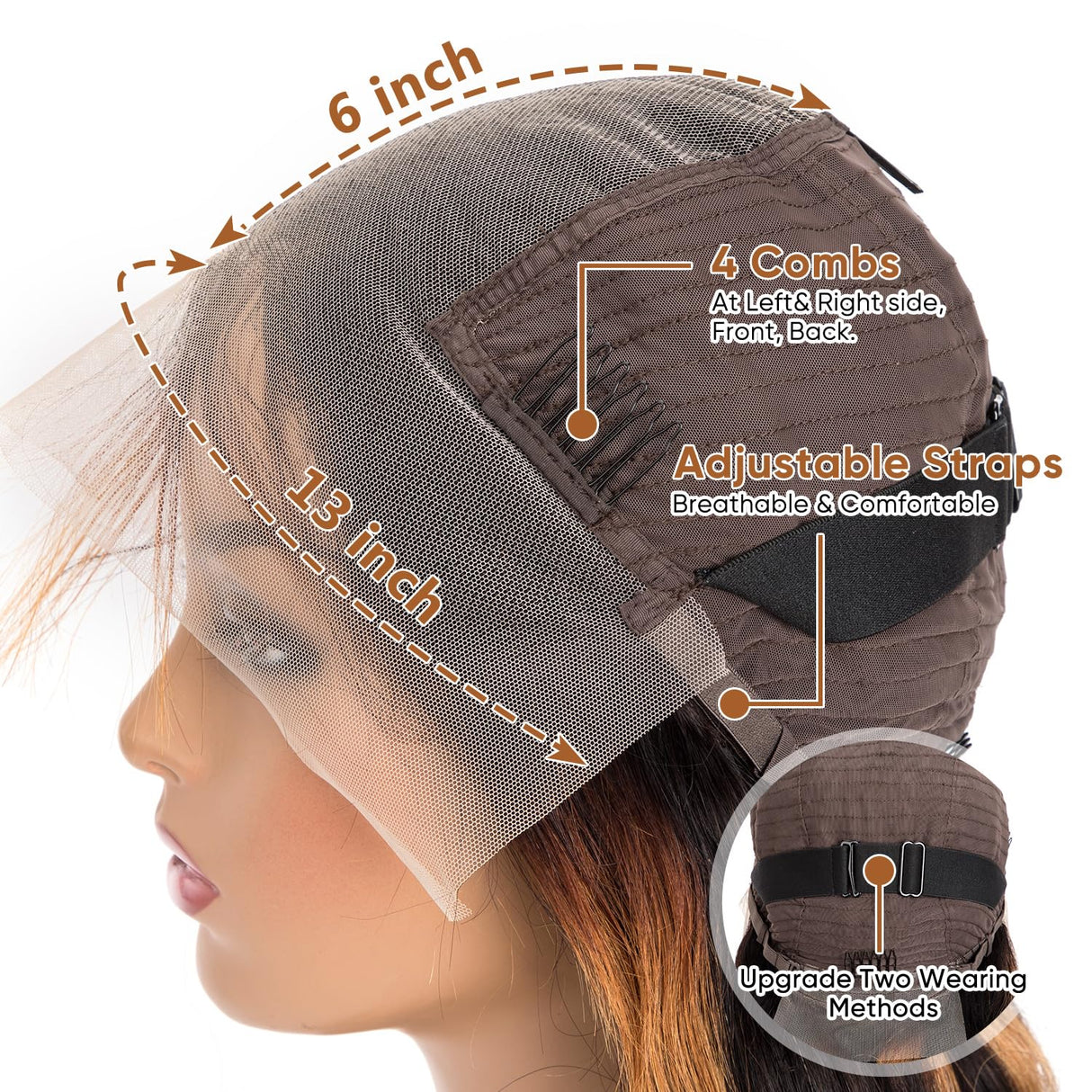 30 inch 13x6 Highlight Body Wave Lace Front Wigs Human Hair Pre Plucked 200% Density FB/30 Ombre Frontal Wigs Human Hair HD Lace Wig Glueless Balayage Wigs for Black Women Human Hair Bleached Knots