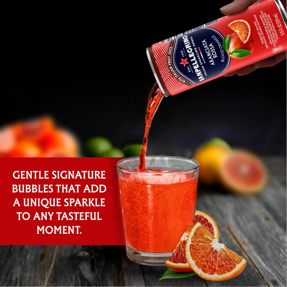 Sanpellegrino Crafted Soda Italiana, Blood Orange, 24 Pack