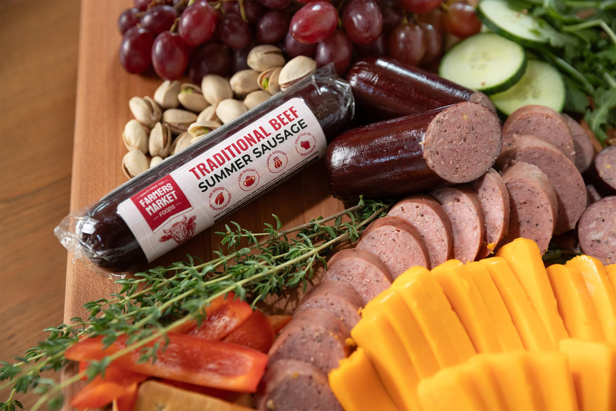 Farmers Market, Gluten Free, Keto, Paleo, Low Sodium, Zero Sugar, Christmas Charcuterie Board, Holiday Meat and Cheese Gift Baskets, Classic Assortment