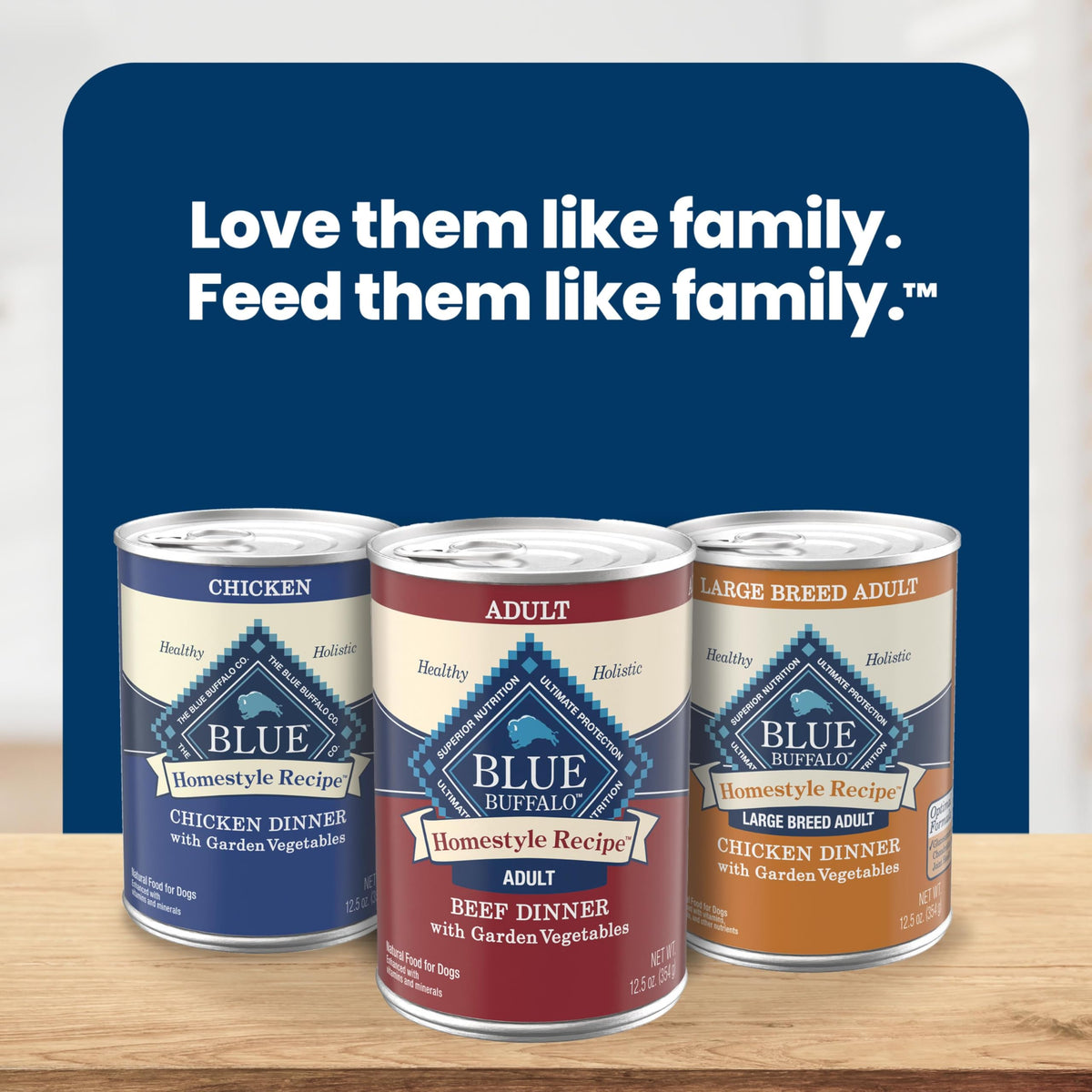 Blue Buffalo Homestyle Recipe Variety Pack Wet Dog Food, 12.5 oz, 6 ct