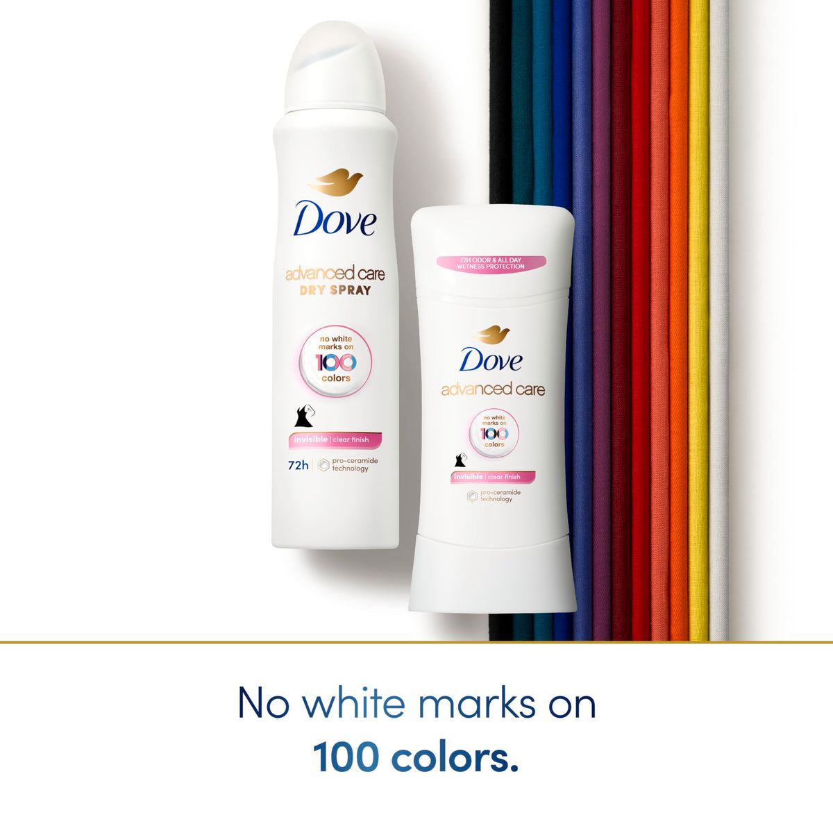 Dove Invisible Antiperspirant Dry Spray Clear Finish 3PK 3.8 oz