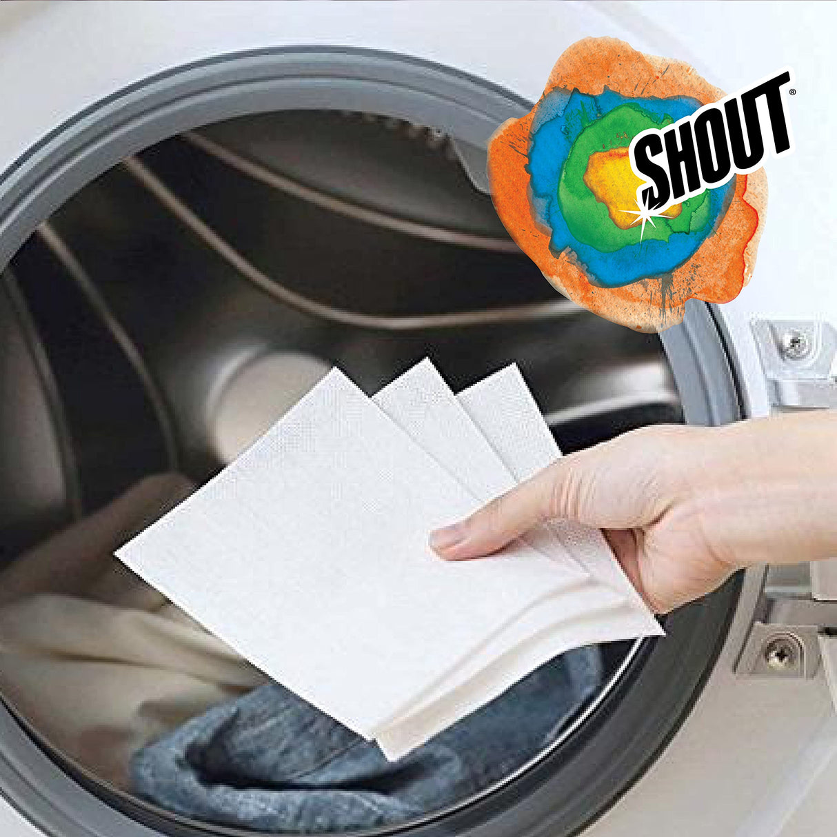 Shout Color Catcher Sheets for Laundry, Allow Mixed Washes, Prevents Color Runs and Maintains Original Clothing, 72 Count - Pack of 4 (288 Total Sheets)