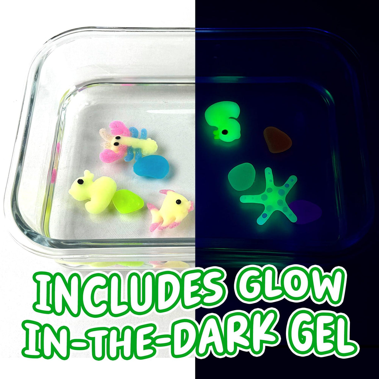 BFFPOSI Magic Water Elf Toy Kit - Fun Growing Magic Gel Water Pets, Craft Kits, Art and Crafts for Kids Ages 4-8-12, Toys for Kids Boys and Girls 4 5 6 7 8 9 10 11 12, Birthday & Christmas Gifts