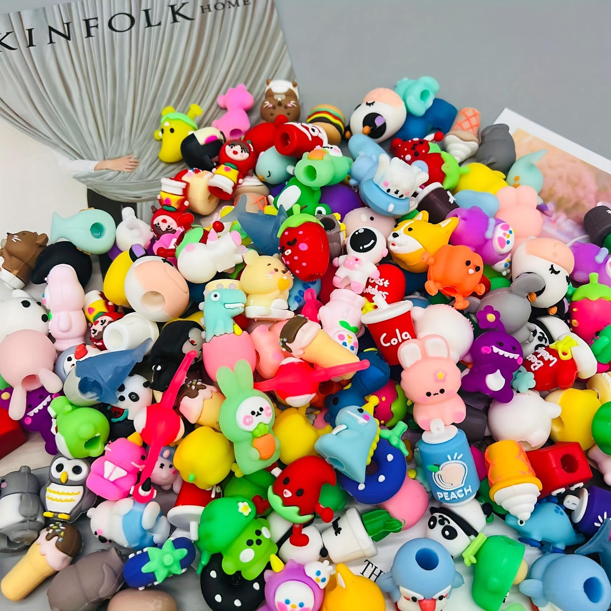 50pcs Adorable Mini Kawaii Capsule Toys Collection Perfect for Sharing Educational Great for Kids Boys Girls Goodie Bag Christmas Stocking Stuffers Treasure Box Classroom Prizes Carnival Gifts