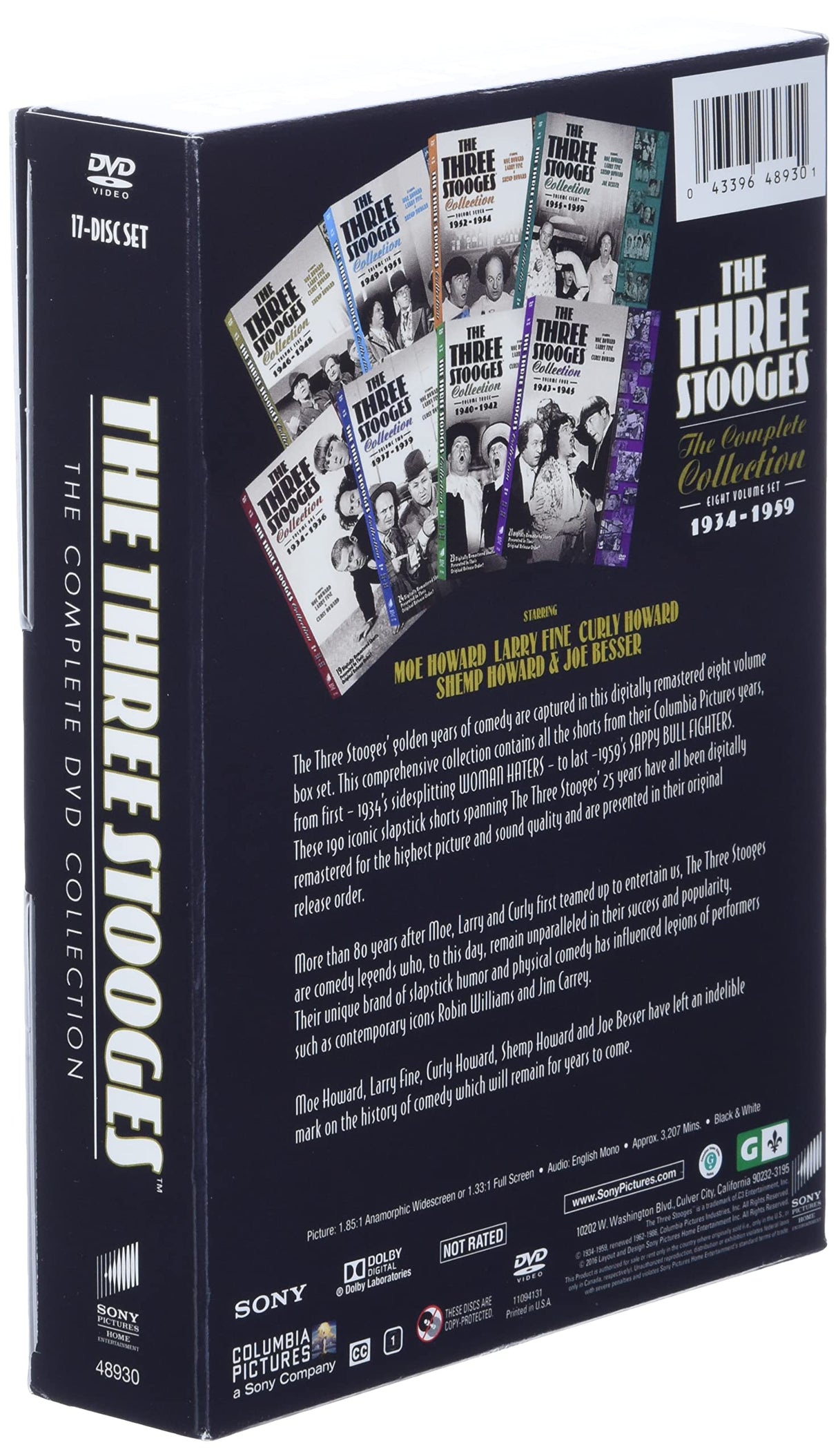 The Three Stooges: The Complete DVD Collection