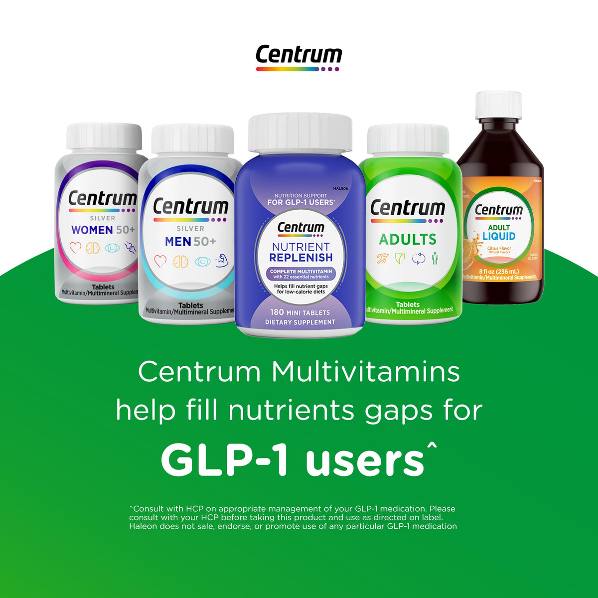Centrum Silver Women's Multivitamin for Women 50 and Over, 200 Tablets