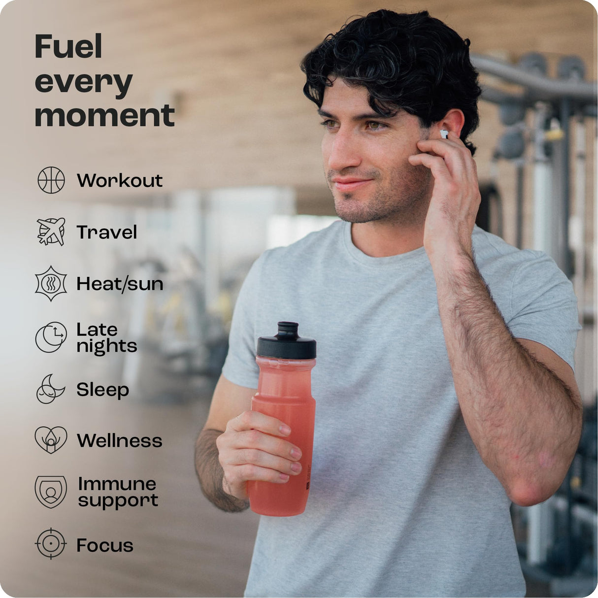 KEY NUTRIENTS Multivitamin Electrolytes Powder No Sugar - Tropical Peach Mango Electrolyte Powder - Endurance & Energy Supplement - Hydration Powder - No Calories - 90 Servings - Made in USA