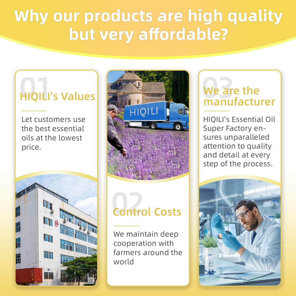 HIQILI 16 Ounces Vanilla Essential Oil, Strong Fragrance for Body Lotion, Candle Making, Soap, Aromatherapy -16 Fl Oz