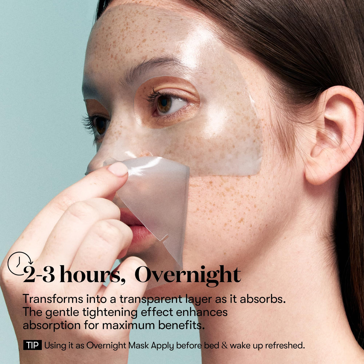VT COSMETICS PDRN Hydrogel Mask(33gx4ea), Intensive Nourishing & Rejuvenating Overnight Mask, Skin Repair, Elasticity Boost, Hydrating & Plumping, Korean Skincare