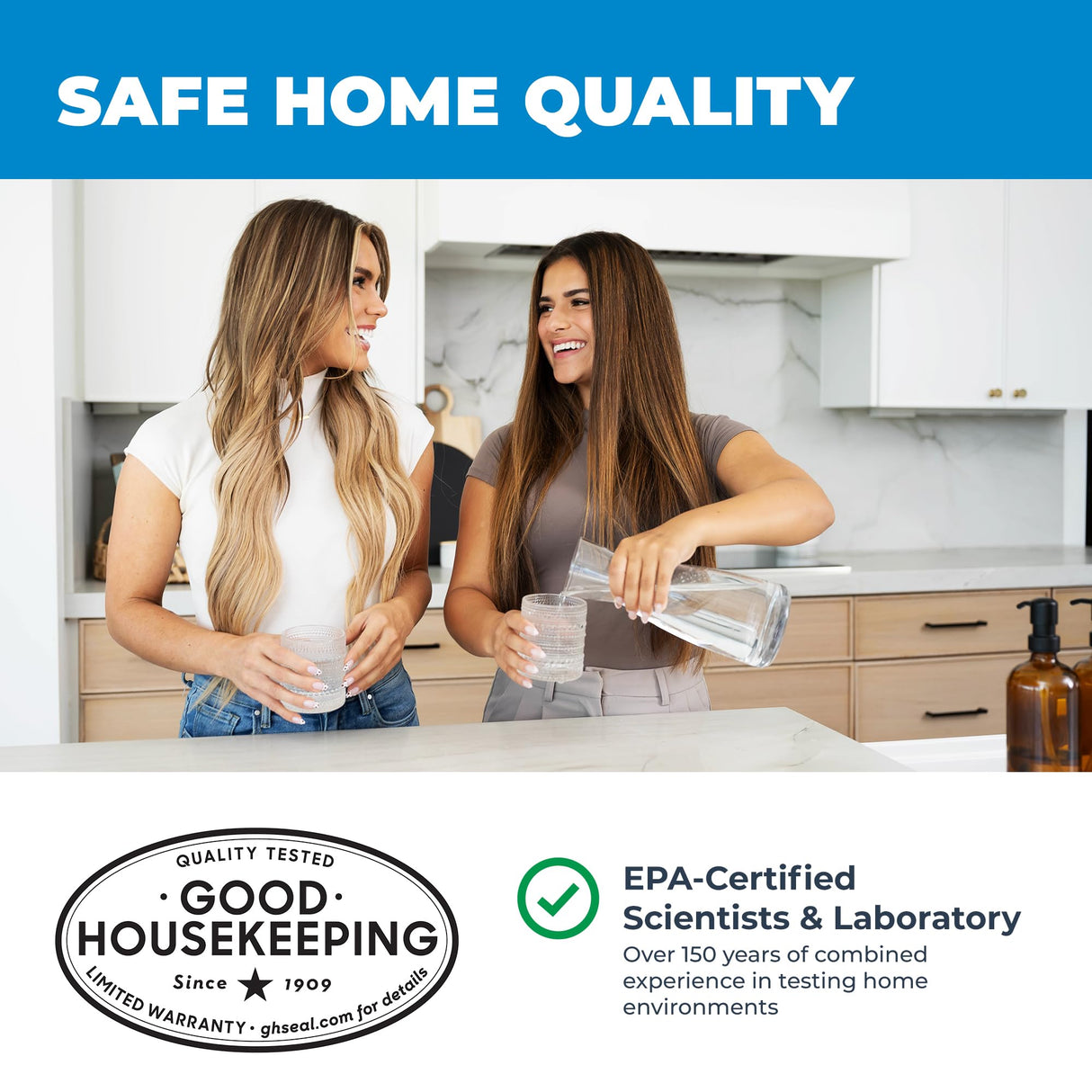Safe Home DIY Glyphosate Test Kit - Detect Toxic Herbicide in Water, Soil, Fruits, Vegetables, and More - 5 Minute Test to 200 PPB - (1 Pack)